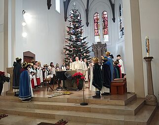 Sternsingeraktion 2024 St. Franziskus-Mariä Himmelfahrt