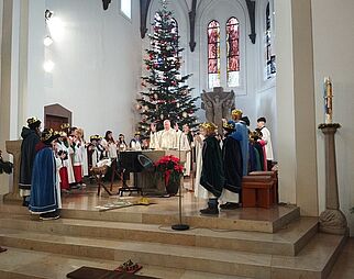 Sternsingeraktion 2024 St. Franziskus-Mariä Himmelfahrt