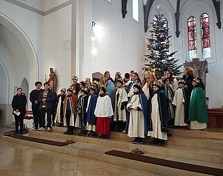 Sternsingeraktion 2024 St. Franziskus-Mariä Himmelfahrt